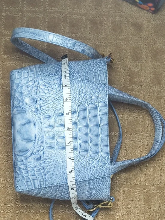 Brahmin Small Alden Road Stonewash Croc-Embossed Top-Handle Shoulder Bag - Picture 5 of 6